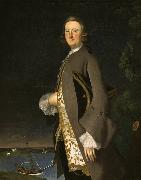 Joseph Blackburn Portrait of Captain John Pigott oil painting reproduction